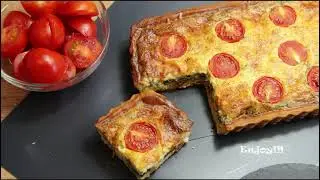 Tomato Quiche Recipe - Salt and Pepper with NadiYa