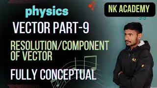 Vector class 11 part-9(Resolution of vector) /#Resolutionofvector #resolutionofforces #nkacademy