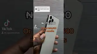 Awoof Thursday 🤯. iPhone 11 Pro Max 256GB. PRICE: ₦370,000