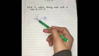 NFA in which string ends with 1