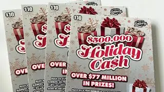 Билеты Holiday Cash за 10 долларов #лотерейфлориды