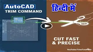AutoCAD Trim Command Explained in Hindi  | TRIM COMMAND COMPLETE TUTORIAL IN AUTOCAD |