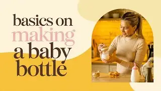 How to make a baby bottle (formula)- quick and easy