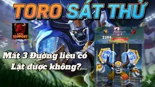 Toro Support, ăn chục mạng, mất 3 đường liệu c&oacute; lật k&egrave;o được kh&ocirc;ng ?#lienquanmobile 