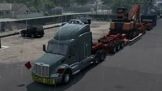 ATS | Heavy Cargo in Rain | Gillette &rarr; Casper | No Commentary