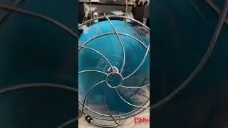 Retro Magic brand blue colour desk fan
