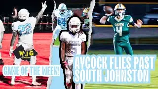 McClarin, Elliot each go for two tuddies! Aycock flies past South Johnston on South’s homecoming!