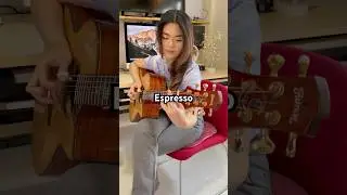 Espresso - @sabrinacarpenter  (fingerstyle guitar cover) #josephinealexandra