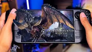 Monster Hunter World - Steam Deck OLED Gameplay [HDR]