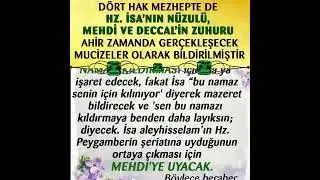 Hz Isa Hz Mehdi ve Deccal