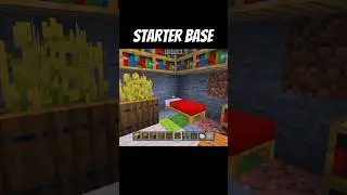 Minecraft starter base #minecraft #minecraftsurvivalseriesepisode1