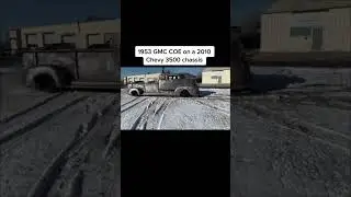 GIANT RAT ROD COE! 2010 TURBO DURAMAX FRAME SWAP ON 53 GMC! BIGGEST RAT ROD