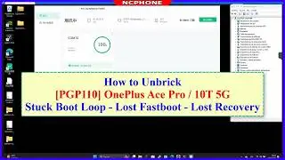 How to Unbrick OnePlus ACE Pro PGP110 Soft Brick - Stuck Fastboot, Boot Loop