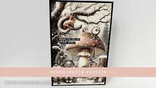Mega Online Mixed Media festijn door Jolanda