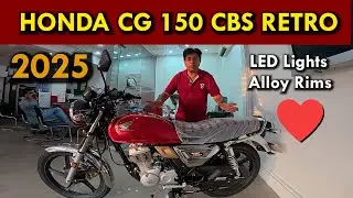 Honda CG 150 Retro Launched! CBS Brake Stunning Looks | Full Review