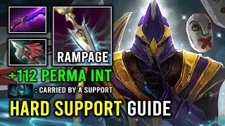 NEW Hard Support Guide +118 Perma INT Rampage Pure Glaives Silencer Dota 2