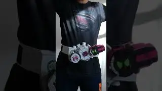 DX Ziku Driver and Decade Ride Watch cardboard Kamen Rider Zio Henshin