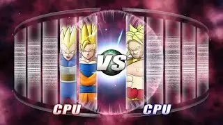 DB Raging Blast 2: Goku & Vegeta Vs Broly - CPU Battle