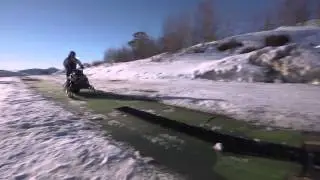 Rasmus Johansson snowmobile freestyle