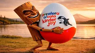 Tung Tung Tung Sahur ma4de Kinder Joy Surprise from (Brainrots Animation)