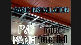 pvc panel basic installation