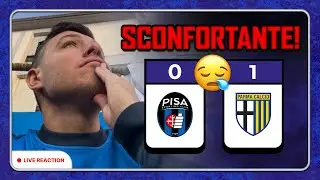 SCONFORTANTE!!! PISA - PARMA REACTION PISANA DALLA CETILAR ARENA🖤💙