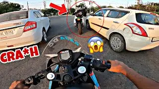 Duke 390 Almost Crash 💔|| ktm Rc 390 vs Modified Duke 390😍