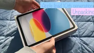 🔵🍏Ipad 10th generation 10&rsquo;9 blue colour unpacking❤️