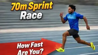 70 मीटर स्प्रिंट रेस | Speed Test 🔥 70 meter race | 100 meter sprint race | #shortvideo Devkran 