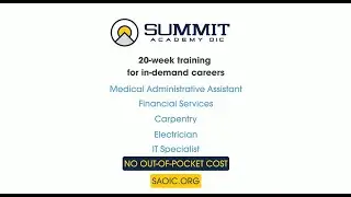 No out-of-pocket cost training at Summit Academy OIC, located in Minneapolis MN.