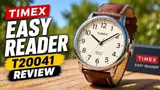 Timex Easy Reader Brown Leather Watch #T20041