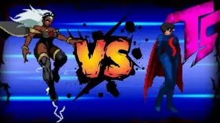 Storm (X-Men) vs Cir-El (Supergirl) ⚡⚡🔥🔥 Epic MUGEN BATTLE