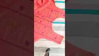Viral and attractive piping round neck design🥰🥰 cutting and stitching #shorts
