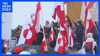 グリーンランドで大規模デモ 「売り物ではない」 トランプ氏の“領有”意欲に住民ら反発｜TBS NEWS DIG