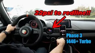 Big Turbo Abarth Pull | Eurocompulsion 1446+ Turbo Phase 3 Tune