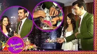 Arjun Bijlani & Alisha Panwar Decorate Devi Maa & Do Aarti | Ishq Mein Marjawan | Navratri Special