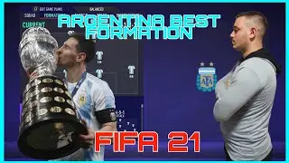 ARGENTINA - BEST FORMATION, CUSTOM TACTICS & PLAYER INSTRUCTIONS! FIFA 21