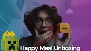 UNBOXING MCDONALD'S MINECRAFT GOLD BLOCK TOY!
