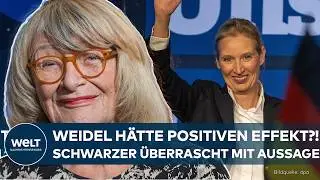 AFD: Weidel h&auml;tte positiven Effekt?! &ndash; Alice Schwarzer &uuml;berrascht mit Aussage!