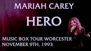 Mariah Carey - Hero, Live Music Box Tour, Worcester, 1993, FULL performance