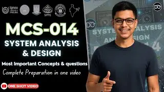 Complete MCS 014 - SAD System analysis and design in one shot |  MCS 014 important questions #imps