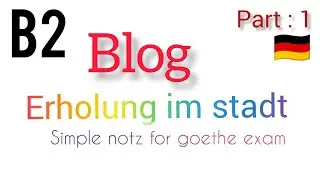 B2 schreiben 🇩🇪/ Teil :1 / PART 1 ✍️.