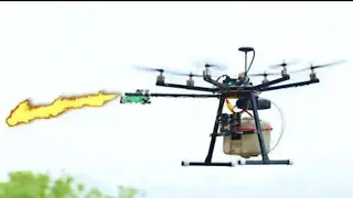Make Flame Thrower Drone | Defence Project | Hi Tech xyz