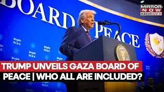Trump Unveils Gaza Board Of Peace In Davos| China, India & Russia Snub Invitation? Watch