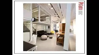 Interior design process of a furniture showroom
