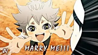 Asta x Sister lily - 「Mood」 | Anime edit| Their love story🖤