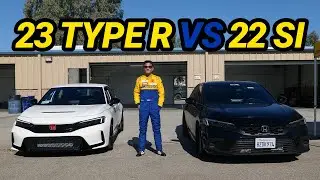 2023 Civic Type R vs 2022 Civic Si | Motor Blows on Track!