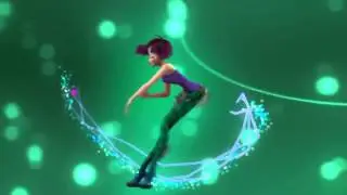Winx Club Tecna Sirenix 3D! Official Transformation! HD!
