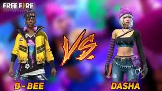 D - Bee Vs Dasha | Who Is Best | D - Bee Character  | D - Bee Character Kise Milega | Dasha Ability