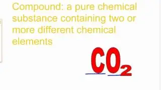 Element Versus Compound